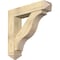 Ekena Millwork Funston Arts and Crafts Rough Sawn Bracket w/ Offset Brace, Douglas Fir, 8"W x 36"D x 36"H BKT0806X36X36FST03RDF - alternate 1